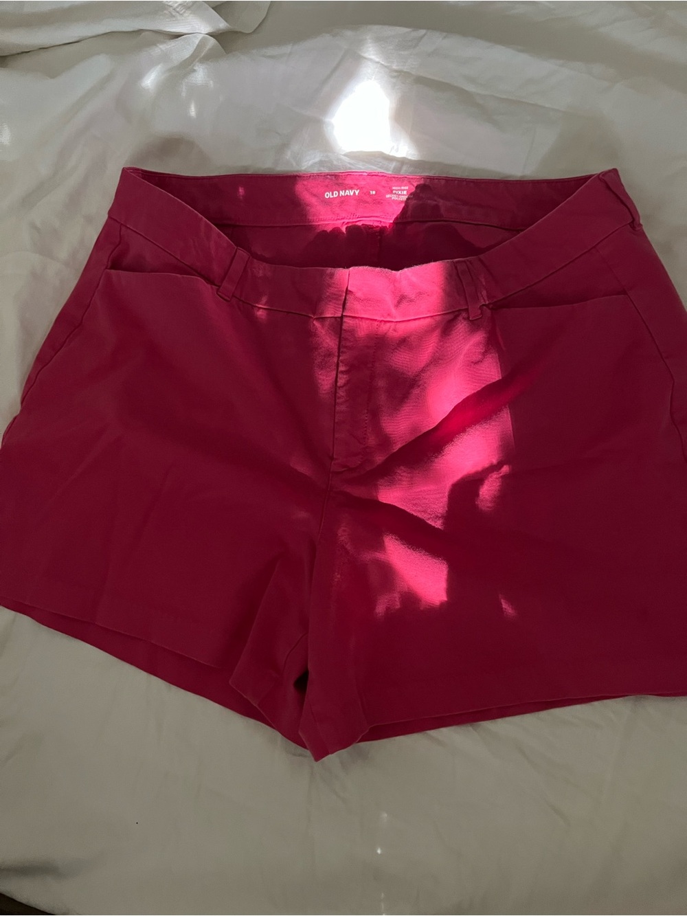 Old Navy Bright Pink Women's Tailored Bermuda Shorts